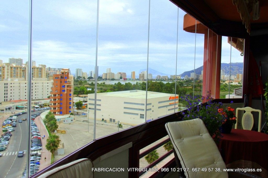 Cerramiento cristal terraza coral bech calpe