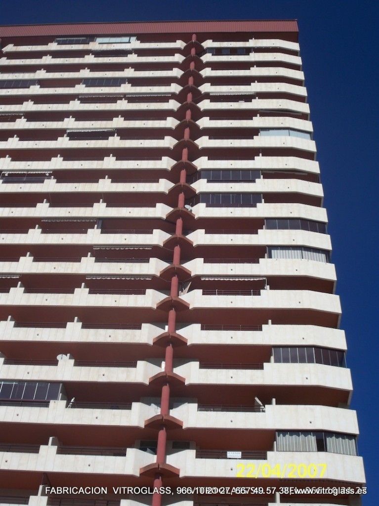 Cerramientos de cristal Calpe
